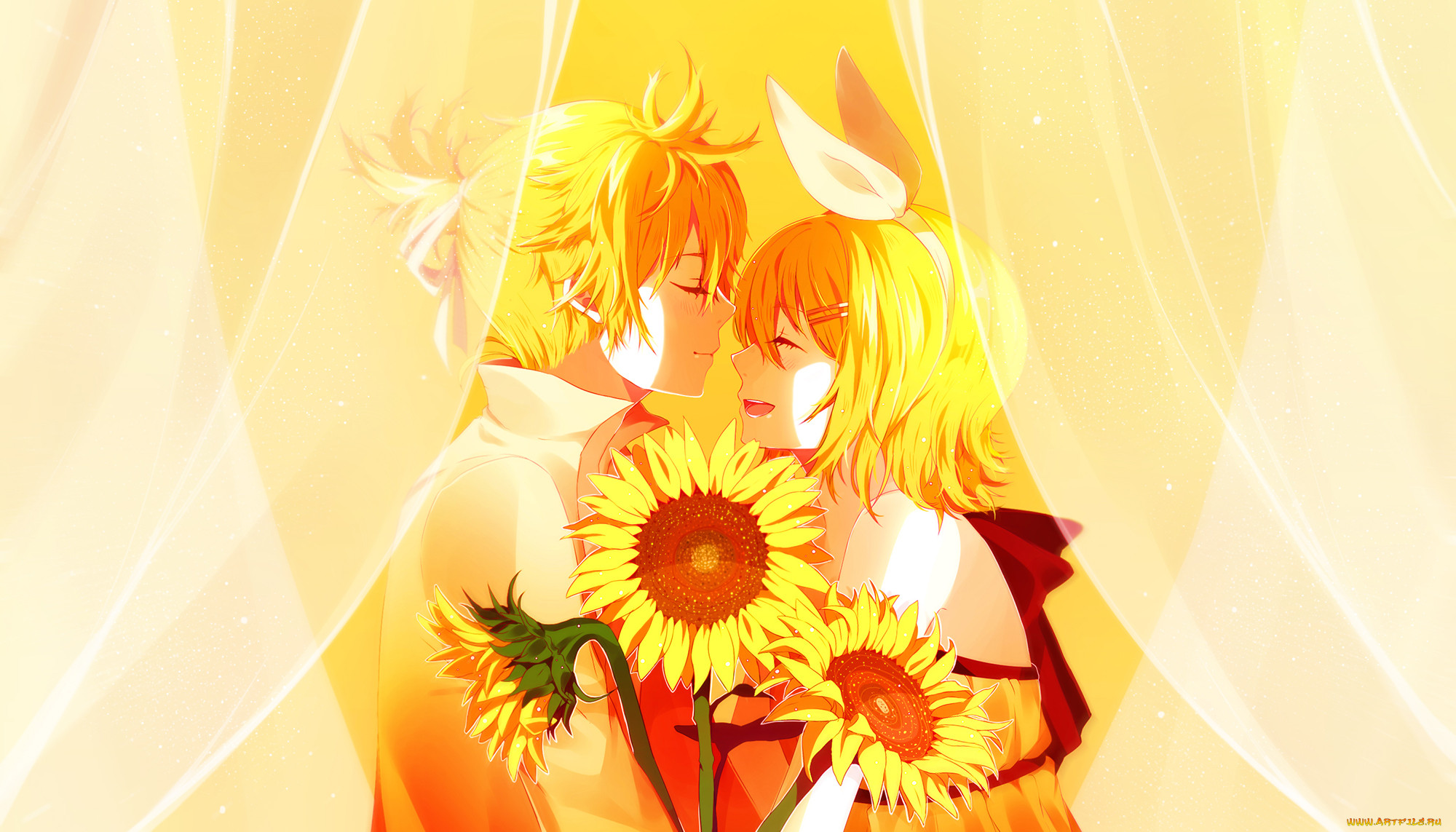 , vocaloid, kagamine, mirrors